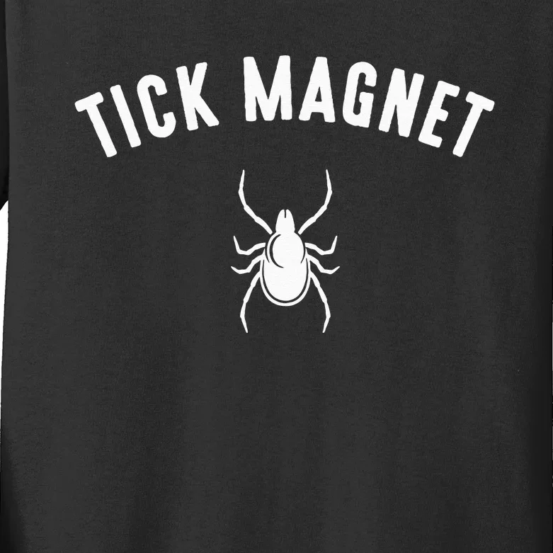 tick magnet Camping Tick Magnet Kids Long Sleeve Shirt