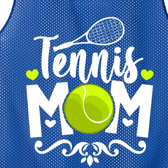 Tennis Mom Cute Gift Mesh Reversible Basketball Jersey Tank