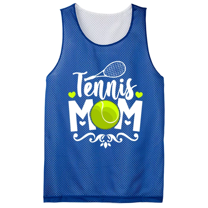 Tennis Mom Cute Gift Mesh Reversible Basketball Jersey Tank