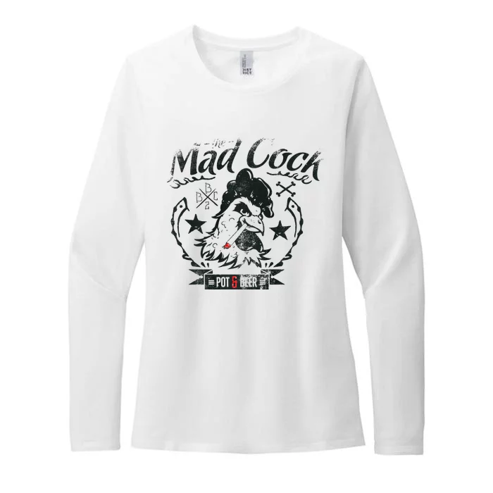 The Mad Cock Pot & Beer Womens CVC Long Sleeve Shirt