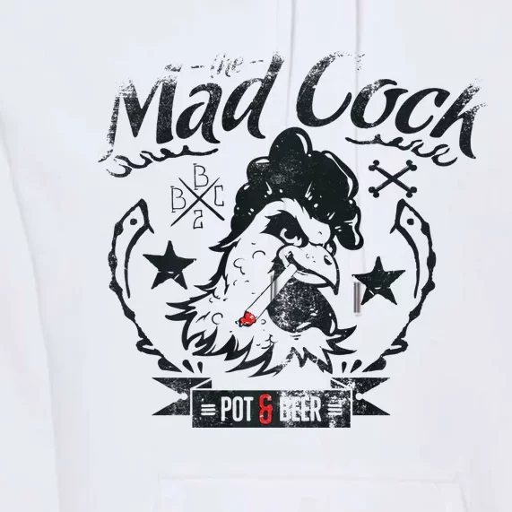 The Mad Cock Pot & Beer Premium Hoodie