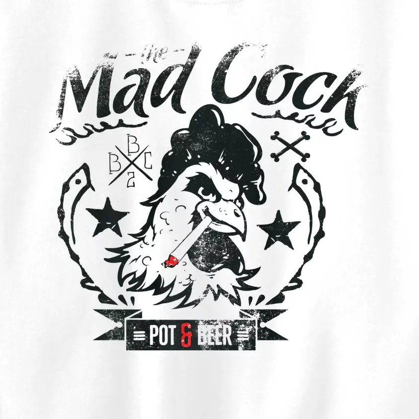 The Mad Cock Pot & Beer Kids Sweatshirt