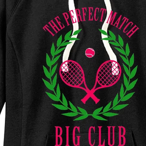 Tennis Match Club Little G Big Sorority Reveal Women's Fleece Hoodie