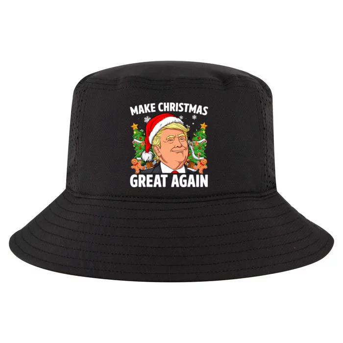 Trump Make Christmas Great Again Ugly Christmas Sweaters Cool Comfort Performance Bucket Hat