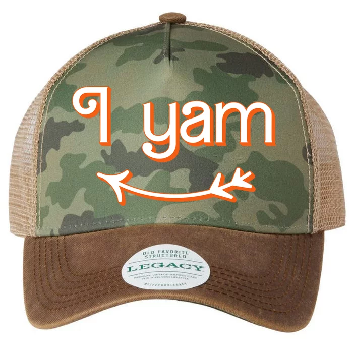 Thanksgiving Matching Couple Shes My Sweet Potato I Yam Set Legacy Tie Dye Trucker Hat