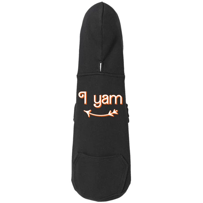 Thanksgiving Matching Couple Shes My Sweet Potato I Yam Set Doggie 3-End Fleece Hoodie