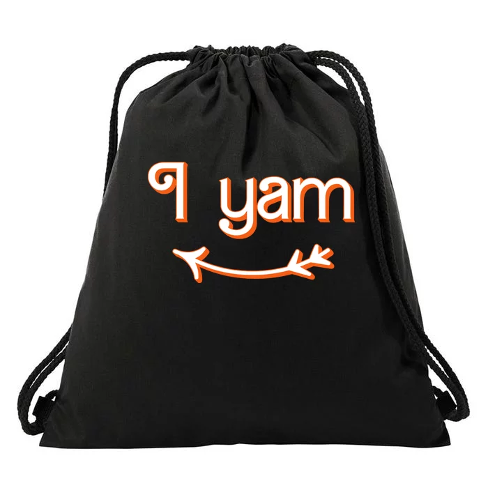 Thanksgiving Matching Couple Shes My Sweet Potato I Yam Set Drawstring Bag