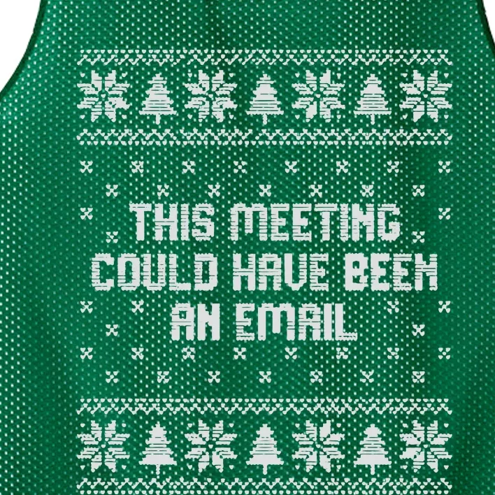 This Meeting Could Have Been An Email Christmas Mesh Reversible Basketball Jersey Tank