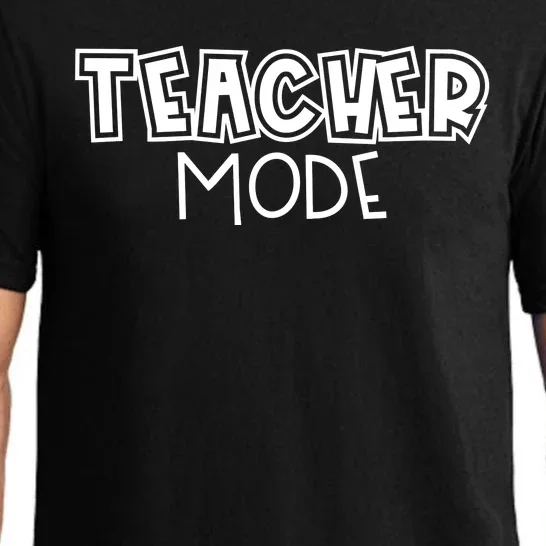 Teacher Mode Cute Back To School Pajama Set