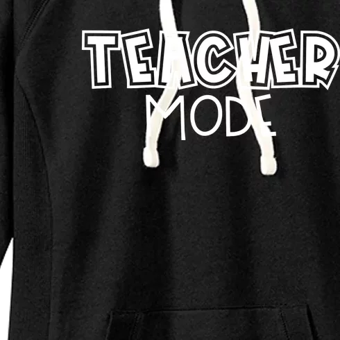 Teacher Mode Cute Back To School Women's Fleece Hoodie