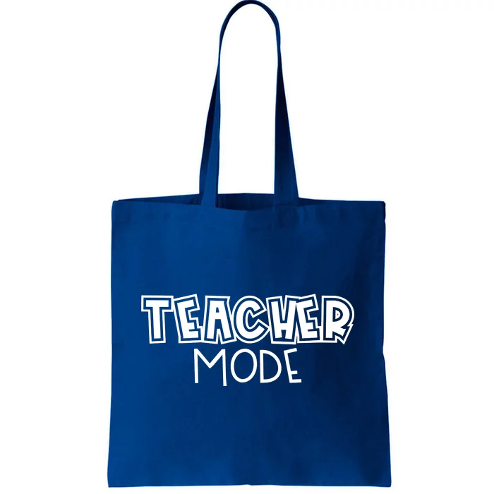 Teacher Mode Cute Back To School Tote Bag