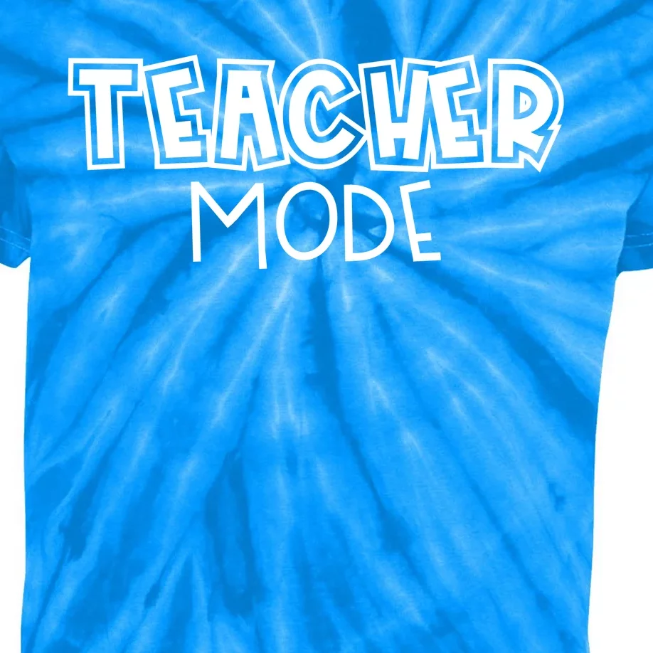 Teacher Mode Cute Back To School Kids Tie-Dye T-Shirt