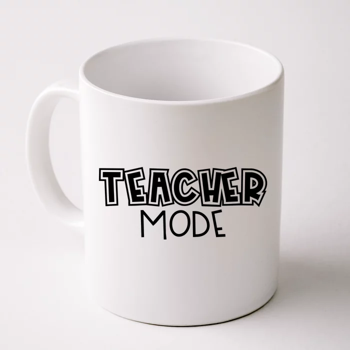 Teacher Mode Cute Back To School Front & Back Coffee Mug