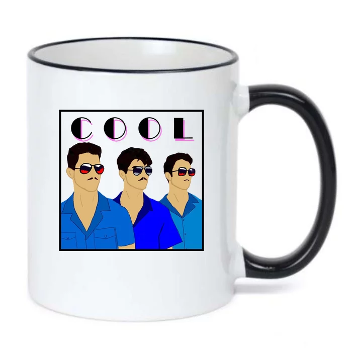 Three Migos Cool Mafia Gangster Black Color Changing Mug