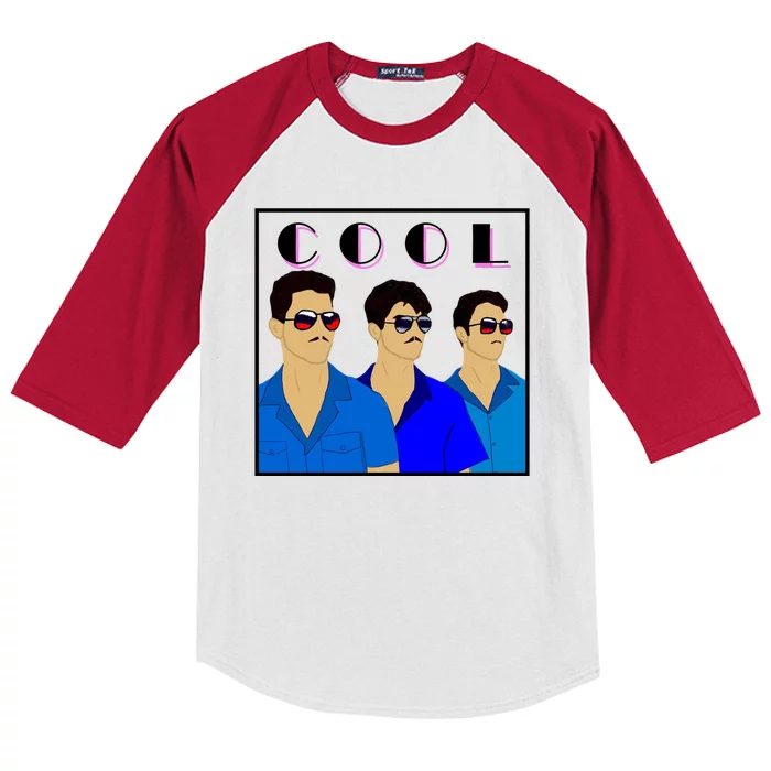 Three Migos Cool Mafia Gangster Kids Colorblock Raglan Jersey