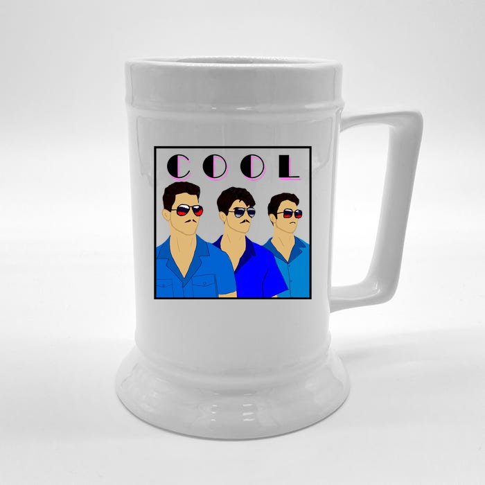 Three Migos Cool Mafia Gangster Front & Back Beer Stein