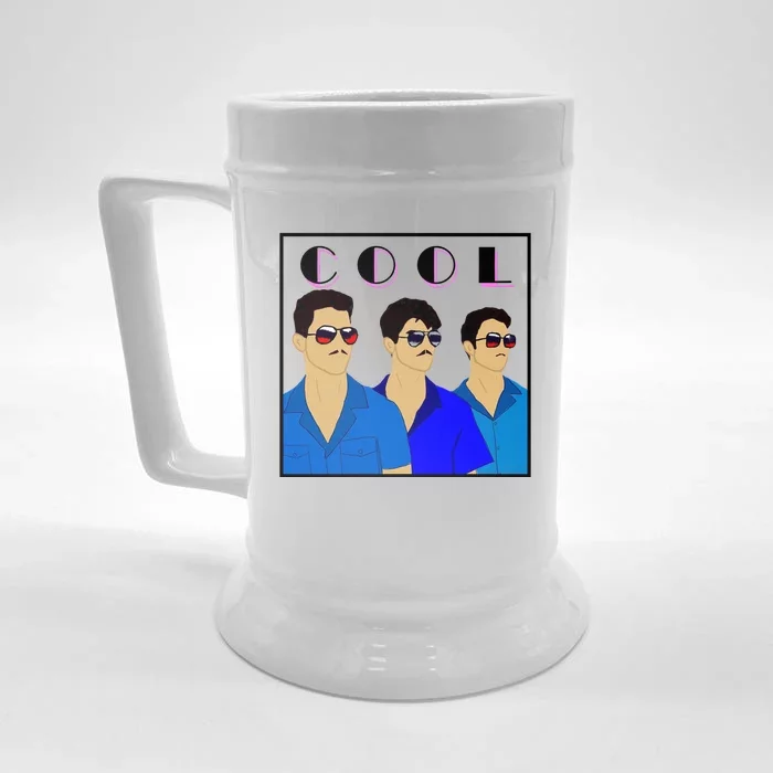 Three Migos Cool Mafia Gangster Front & Back Beer Stein