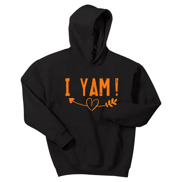 Thanksgiving Matching Couple SheS My Sweet Potato I Yam Set Kids Hoodie