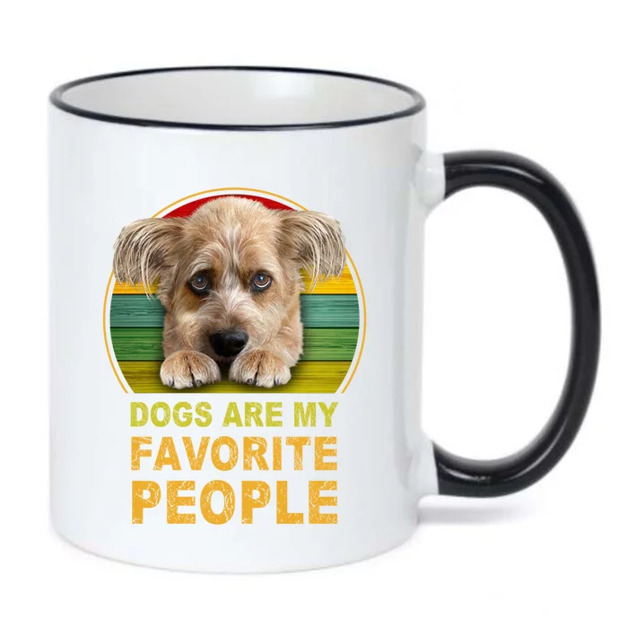 Terrier Mix Dogs Are My Favorite People Great Gift Great Gift Black Color Changing Mug