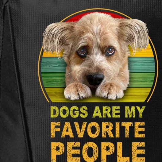 Terrier Mix Dogs Are My Favorite People Great Gift Great Gift City Backpack