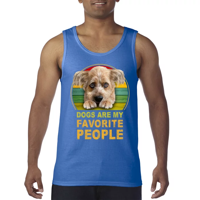 Terrier Mix Dogs Are My Favorite People Great Gift Great Gift Tank Top