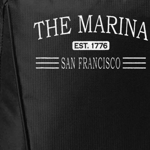 The Marina District Sf Marina San Francisco City Backpack