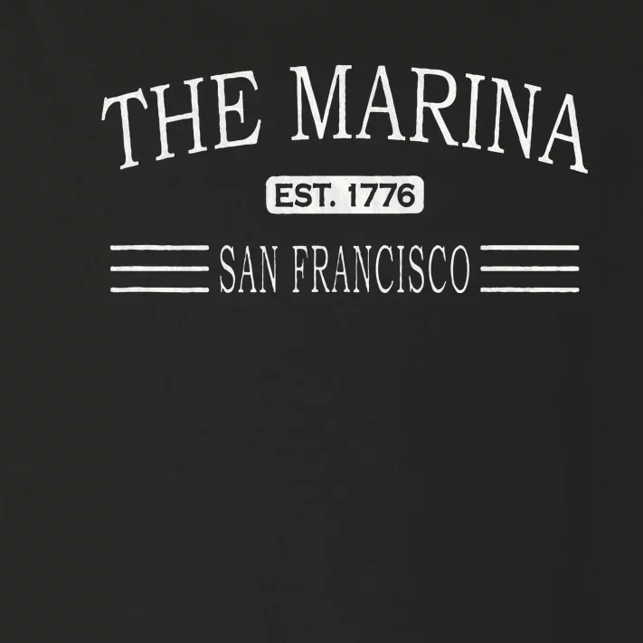 The Marina District Sf Marina San Francisco Toddler Long Sleeve Shirt