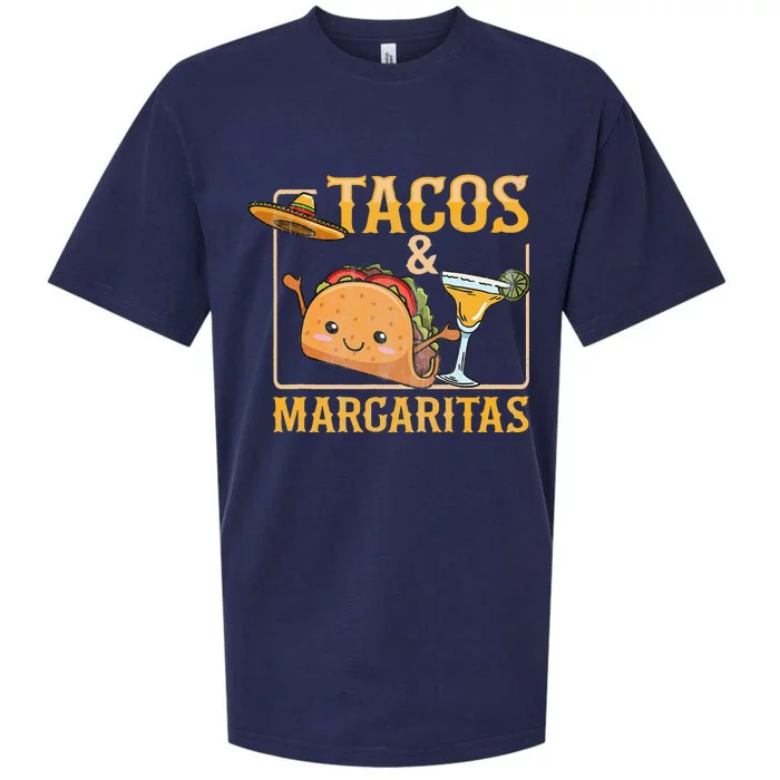 Tacos & Margaritas Design for a Taco Lover Sueded Cloud Jersey T-Shirt