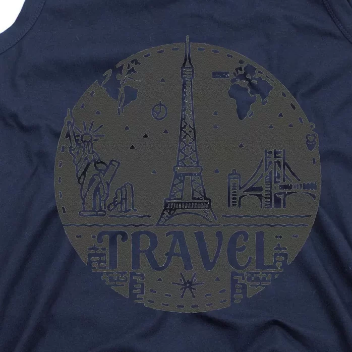 Travel More Design With A European Tower Tank Top