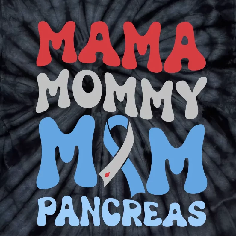 T1D Mom Diabetes Awareness Mama Mommy Mom Pancreas Tie-Dye T-Shirt