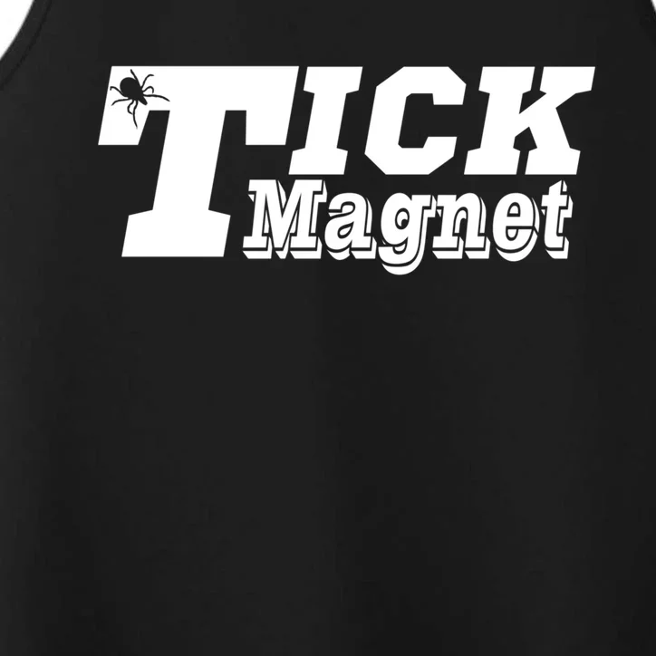 Tick Magnet Design Check Me For Ticks Suck Lyme Disease Gift Performance Tank