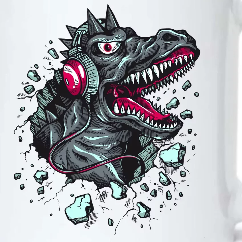 Trex Monster DJ Headphone Breakthrough Black Color Changing Mug