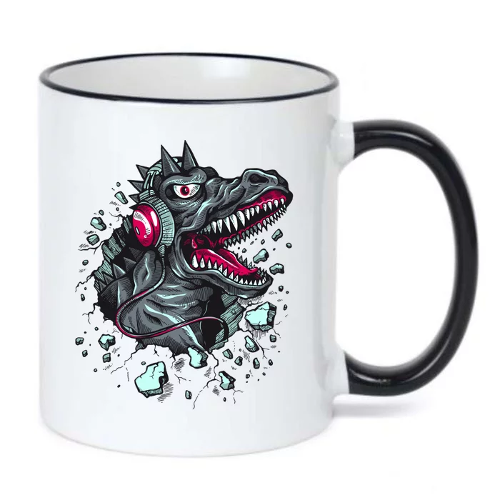 Trex Monster DJ Headphone Breakthrough Black Color Changing Mug