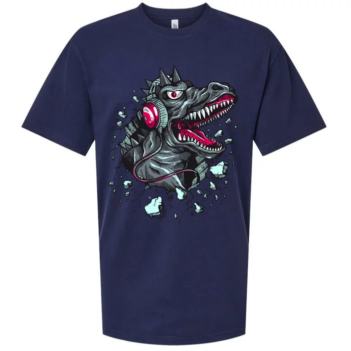 Trex Monster DJ Headphone Breakthrough Sueded Cloud Jersey T-Shirt