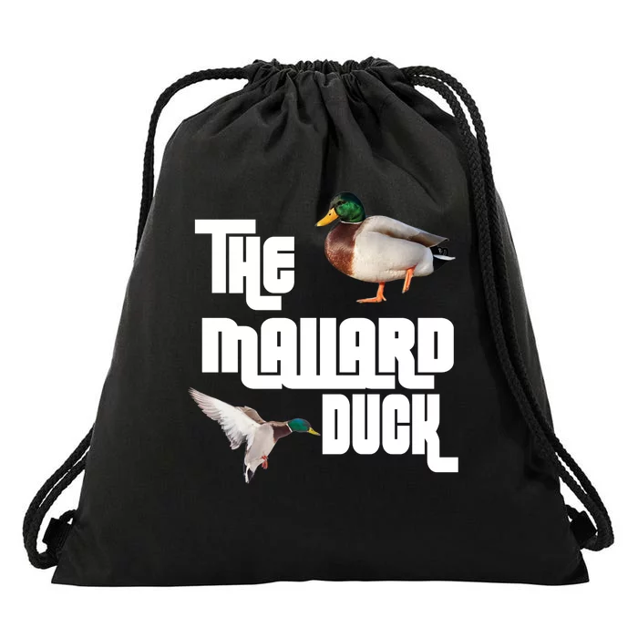 The Mallard Duck Drawstring Bag