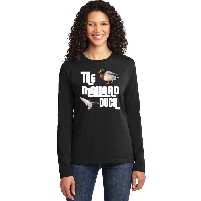 The Mallard Duck Ladies Long Sleeve Shirt