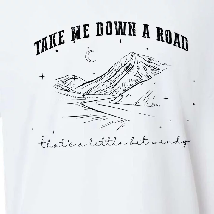 Take Me Down A Road ThatS A Little Bit Windy Sueded Cloud Jersey T-Shirt