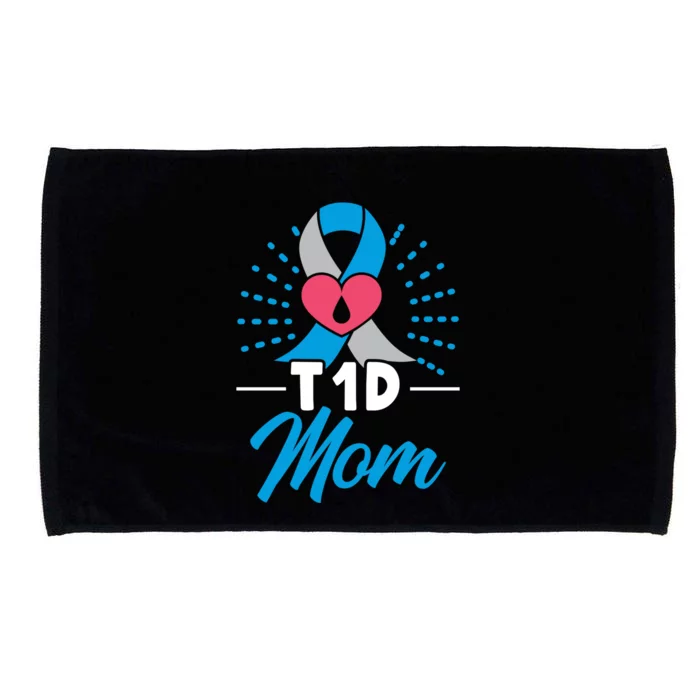 T1d Mom Diabetes Warrior Diabetes Awareness Diabetic Meaningful Gift Microfiber Hand Towel