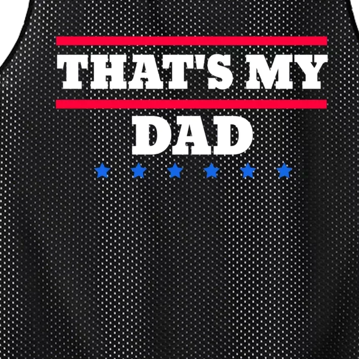 ThatS My Dad Waltz Mesh Reversible Basketball Jersey Tank