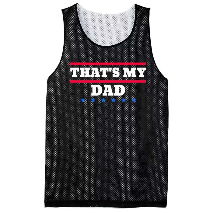 ThatS My Dad Waltz Mesh Reversible Basketball Jersey Tank