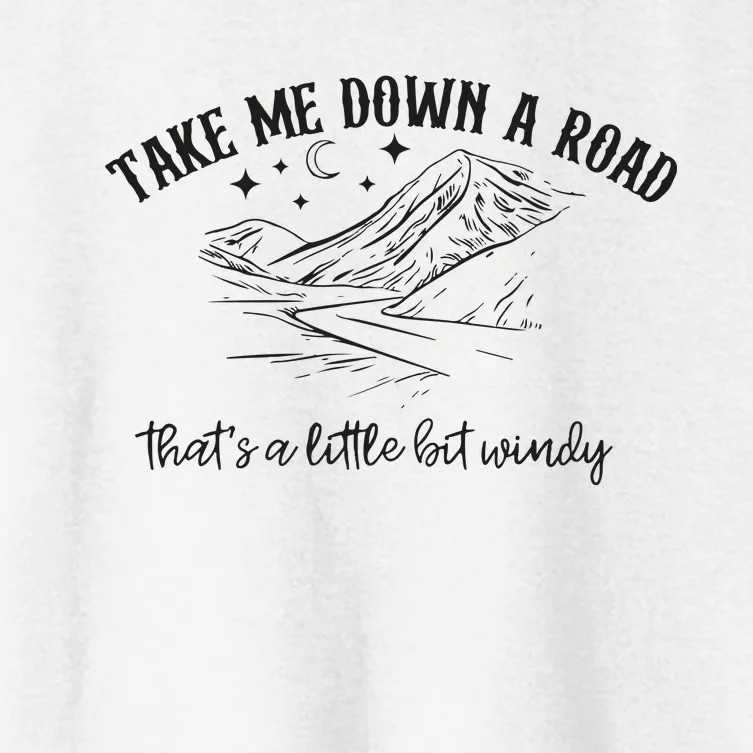 Take Me Down A Road Women's Crop Top Tee