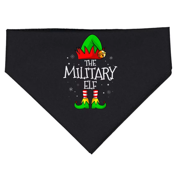 The Military Elf Group Matching Family Christmas USA-Made Doggie Bandana