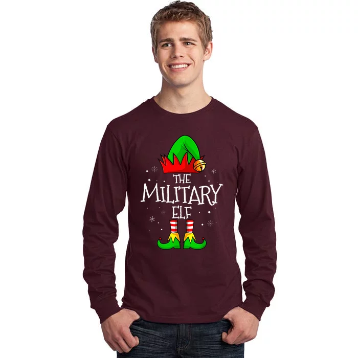 The Military Elf Group Matching Family Christmas Tall Long Sleeve T-Shirt