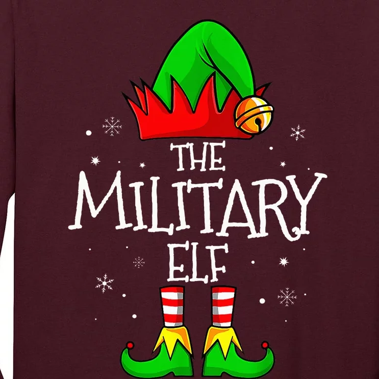 The Military Elf Group Matching Family Christmas Tall Long Sleeve T-Shirt