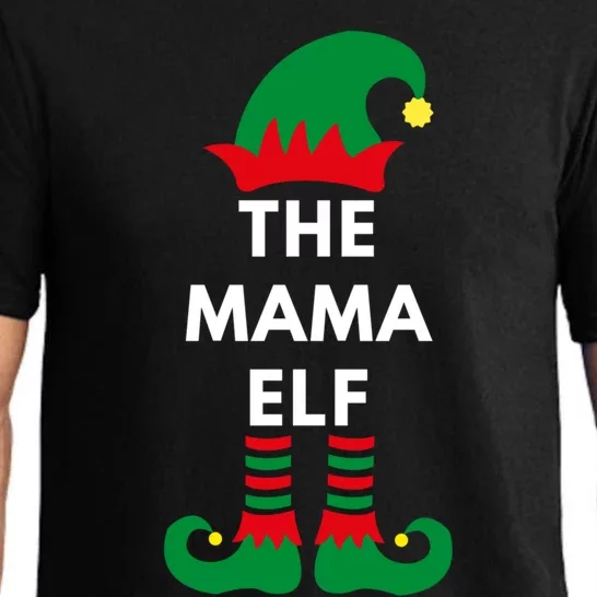 The Mama Elf Christmas Elves Santa Matching Family Gift Pajama Set