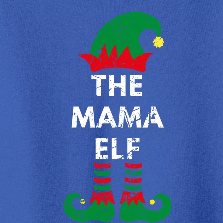 The Mama Elf Santa Christmas Elves Matching Family Gift Toddler T-Shirt