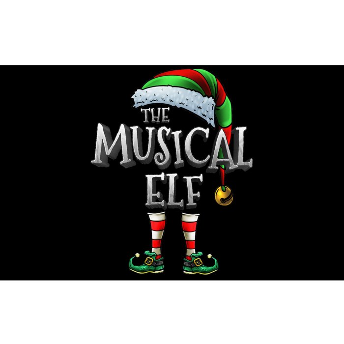 The Musical Elf  Matching Family Musical Xmas Bumper Sticker