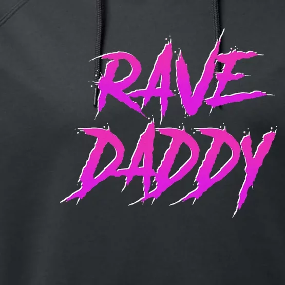 Techno Music Edm Party Raver Festival Rave Daddy Performance Fleece Hoodie