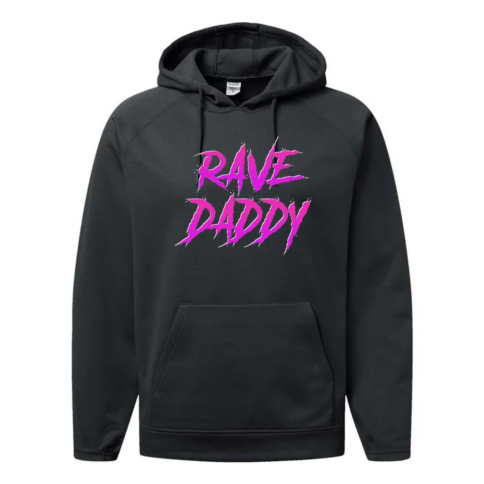 Techno Music Edm Party Raver Festival Rave Daddy Performance Fleece Hoodie