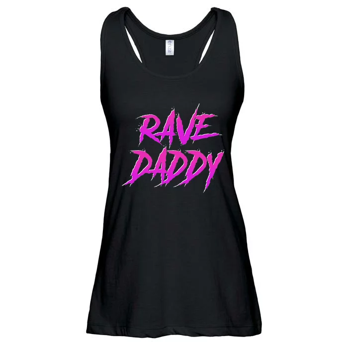 Techno Music Edm Party Raver Festival Rave Daddy Ladies Essential Flowy Tank